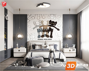 Children Room Scenes Skp FIles 